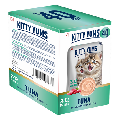 Kitty Yum Tuna Mousse Kitten Cat Wet Food