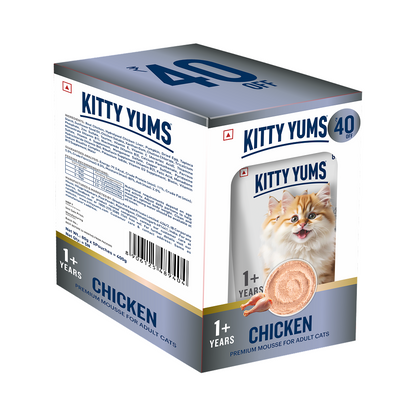 Kitty Yum Chicken Mousse Adult Cat Wet Food
