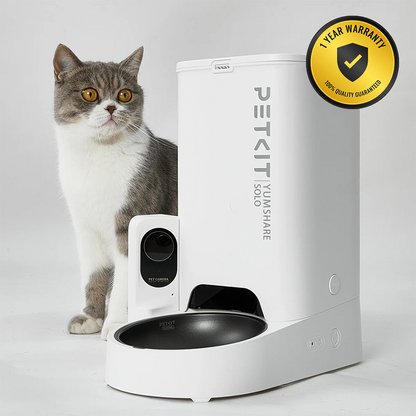 Pedigree Chicken and Milk Dry Food & Petkit YumShare Solo Automatic 2.4G WiFi Food Dispenser with HD Camera Dog Puppy Combo