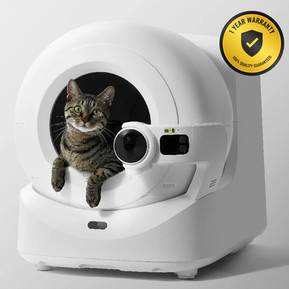 Petkit Purobot Ultra Automatic Self Cleaning Litter Box for Cats (White)