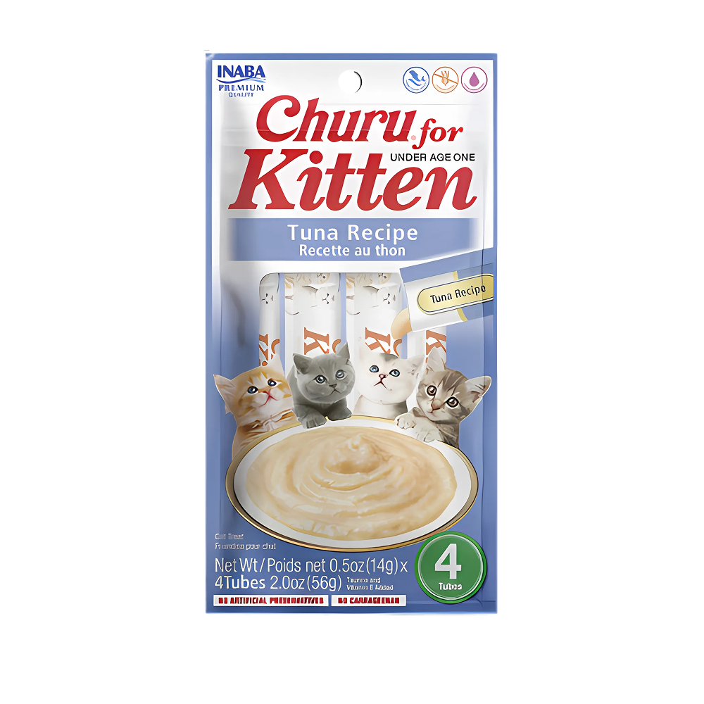 INABA Churu Tuna Recipe Kitten Cat Treats