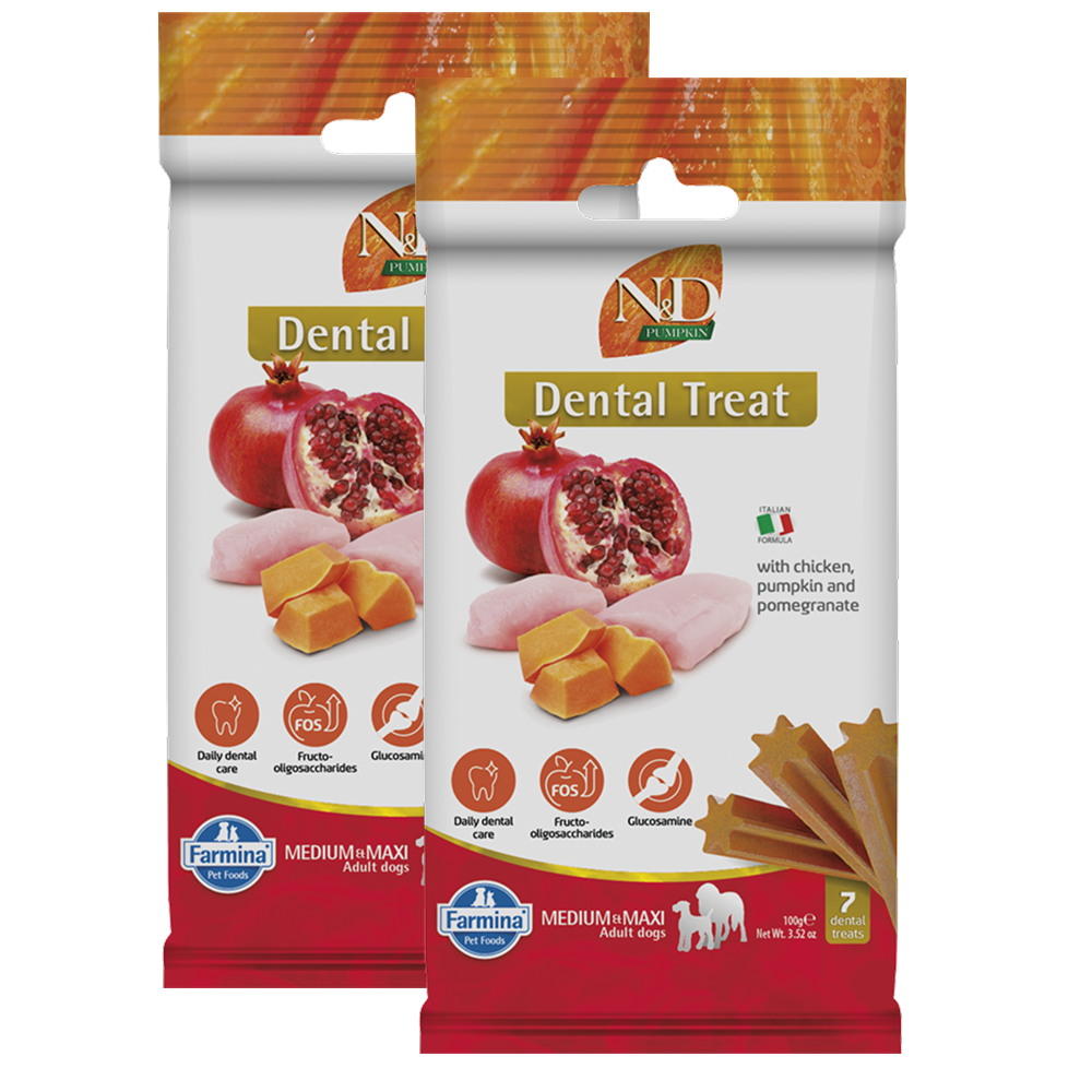 Farmina N&D Pumpkin Chicken & Pomegranate Adult Medium Maxi Dog Treats