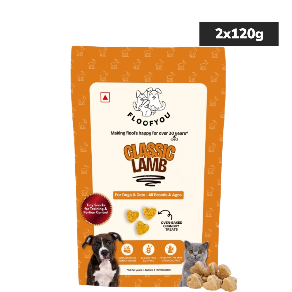 Floofyou Lamb Oven Baked Cookie Dog Treats