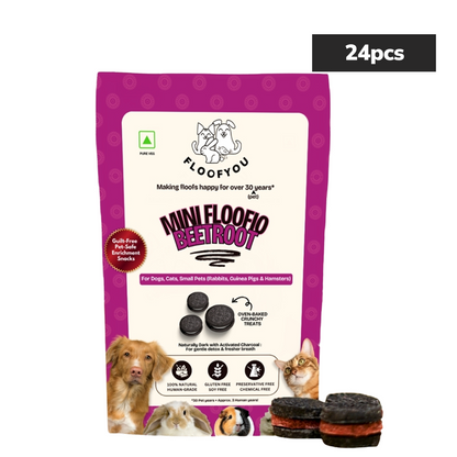 Floofyou Mini Floofio Beetroot Vegan Oven Baked Cookie Dog Treats