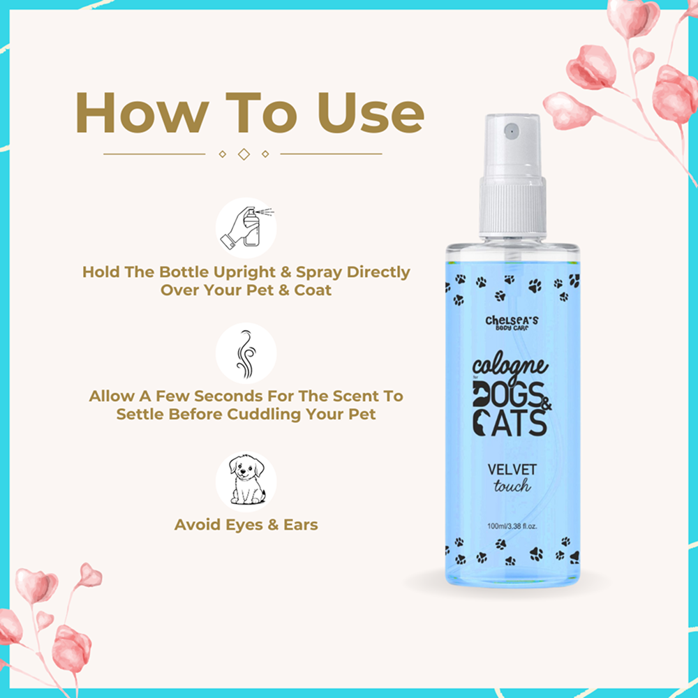 Dr. Chelsea's Velvet Touch Cologne for Dogs and Cats