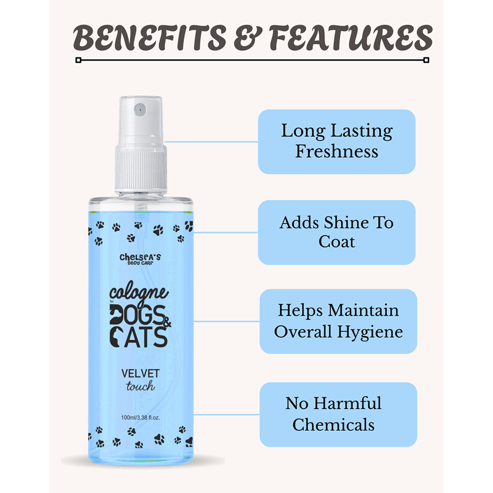 Dr. Chelsea's Velvet Touch Cologne for Dogs and Cats