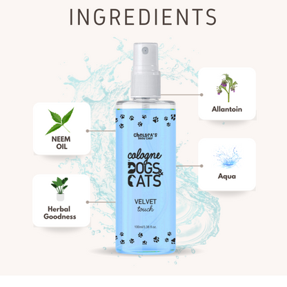 Dr. Chelsea's Velvet Touch Cologne for Dogs and Cats