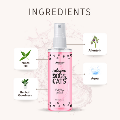 Dr. Chelsea's Floral Splash Cologne for Dogs and Cats