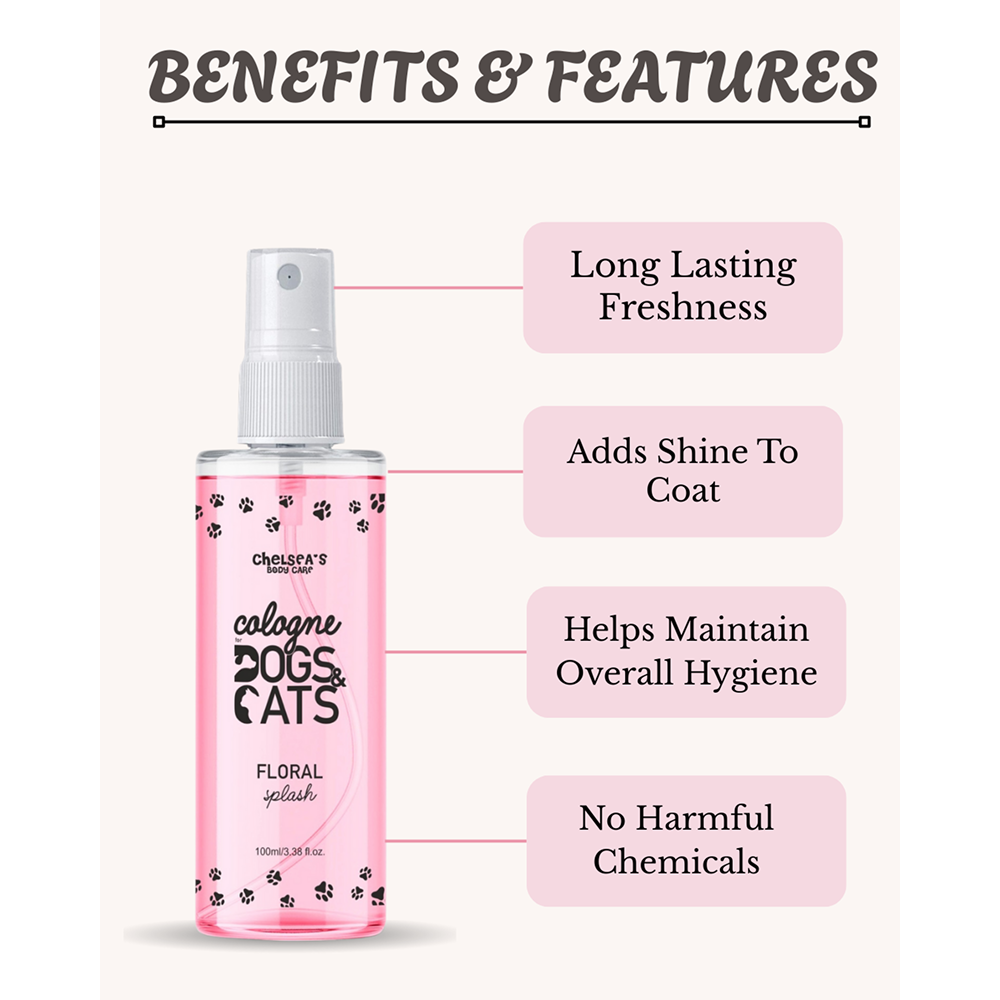 Dr. Chelsea's Floral Splash Cologne for Dogs and Cats