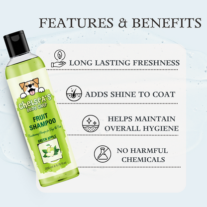 Dr. Chelsea's Green Apple Fruit Conditing Shampoo for Cats & Dogs