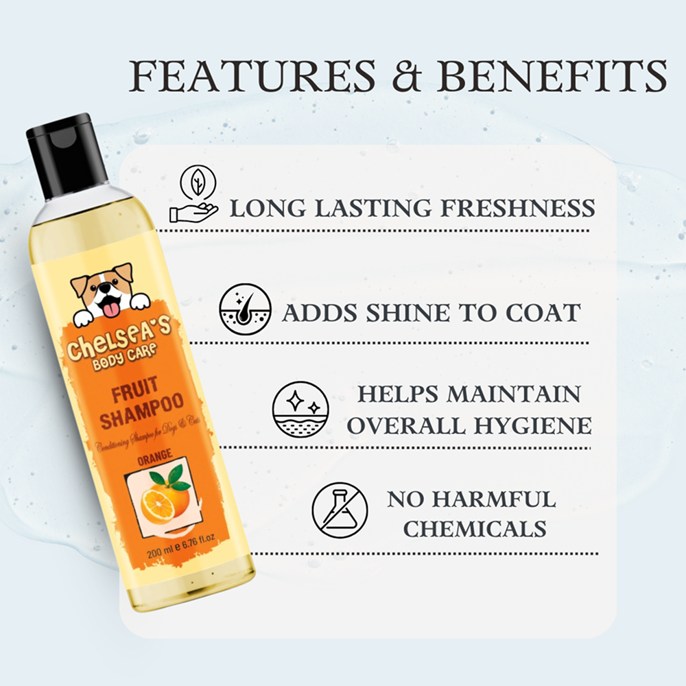 Dr. Chelsea's Orange Fruit Conditing Shampoo for Cats & Dogs