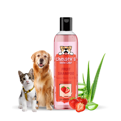 Dr. Chelsea's Strawberry Fruit Conditing Shampoo for Cats & Dogs