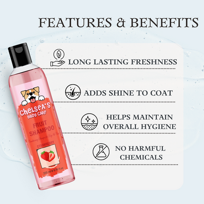 Dr. Chelsea's Strawberry Fruit Conditing Shampoo for Cats & Dogs
