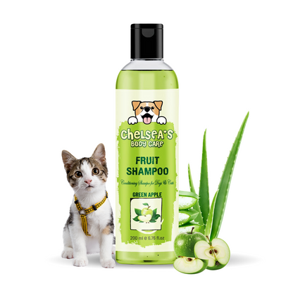 Dr. Chelsea's Green Apple Fruit Conditing Shampoo for Cats & Dogs