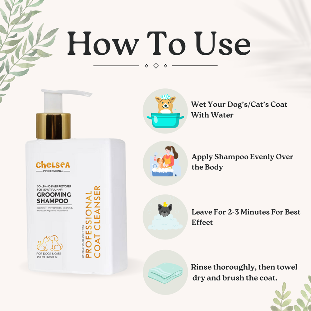 Dr. Chelsea's Professional Grooming Shampoo for Cats & Dogs