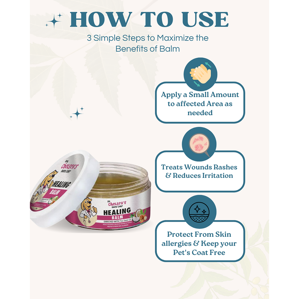 Dr. Chelsea's Neem Oil Enriched Healing Balm for Dog & Cat