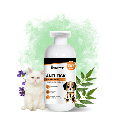 Dr. Chelsea's Neem Oil Anti Tick Shampoo for Cats & Dogs