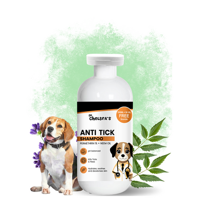 Dr. Chelsea's Neem Oil Anti Tick Shampoo for Cats & Dogs