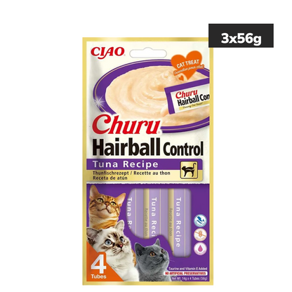 INABA Churu Hairball Tuna Cat Treats