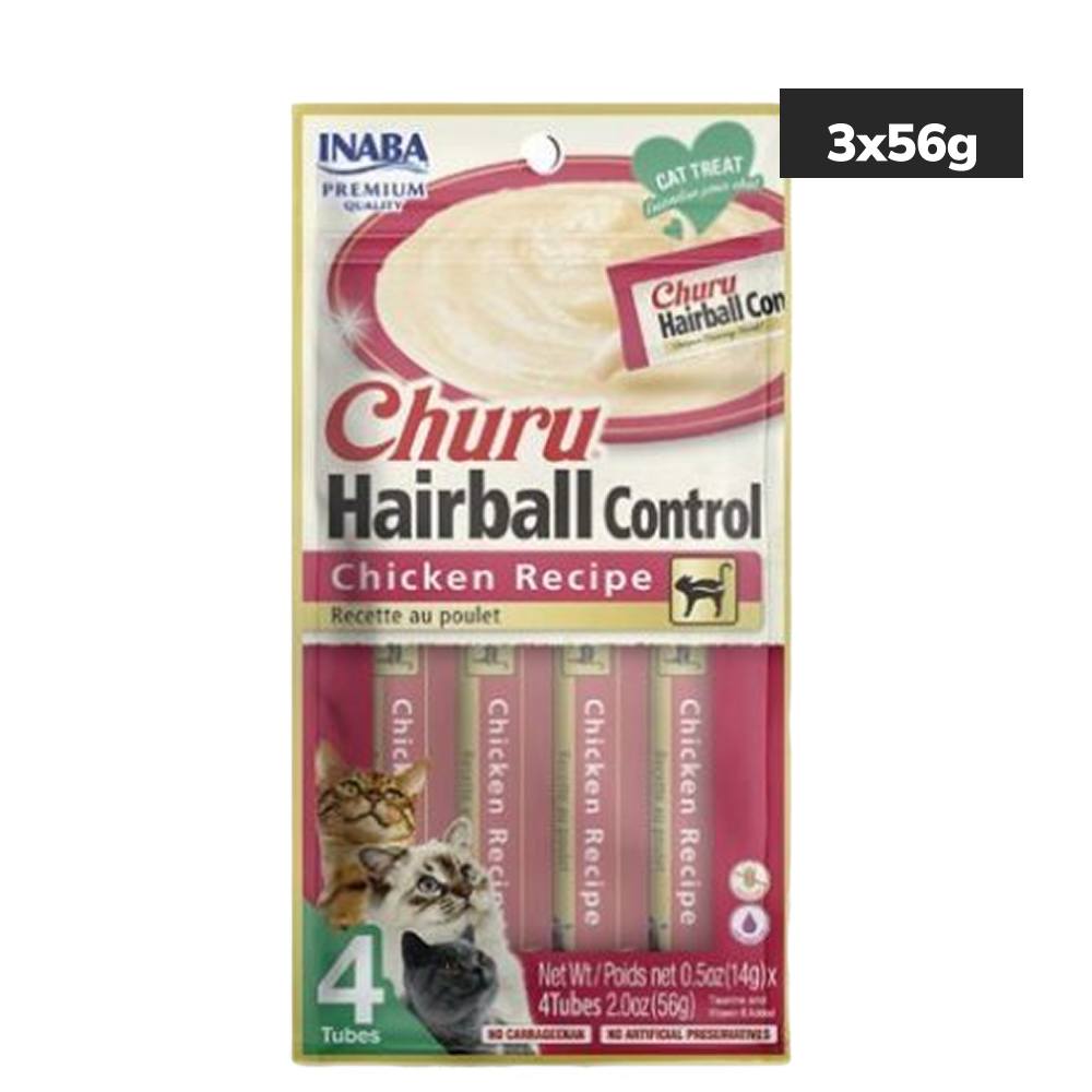 INABA Churu Hairball Chicken Cat Treats