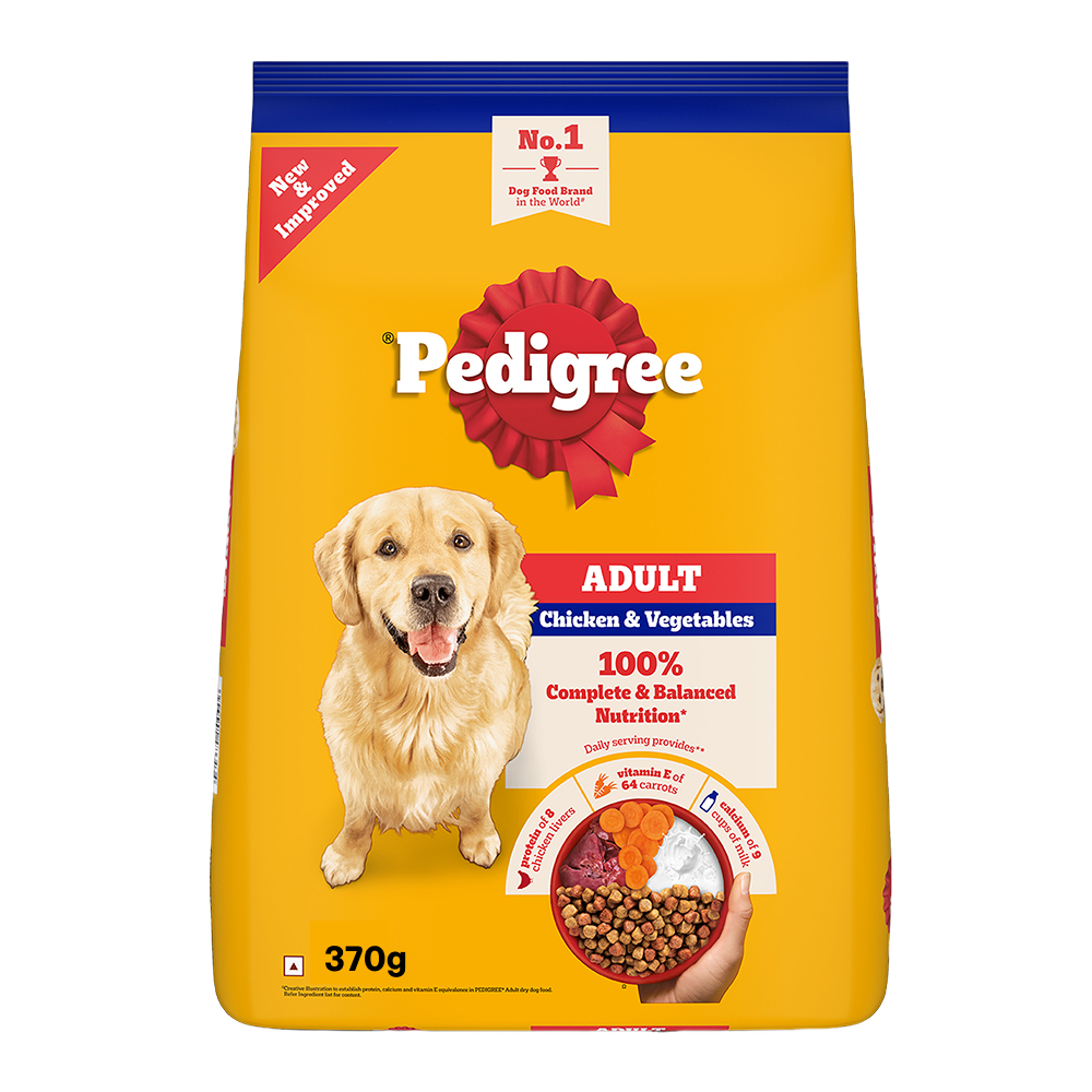 Pedigree Chicken & Veg Dry Food with Petkit FreshElement Solo Smart Wi Fi Feeder Ultimate Smart Feeding Adult Dog Combo