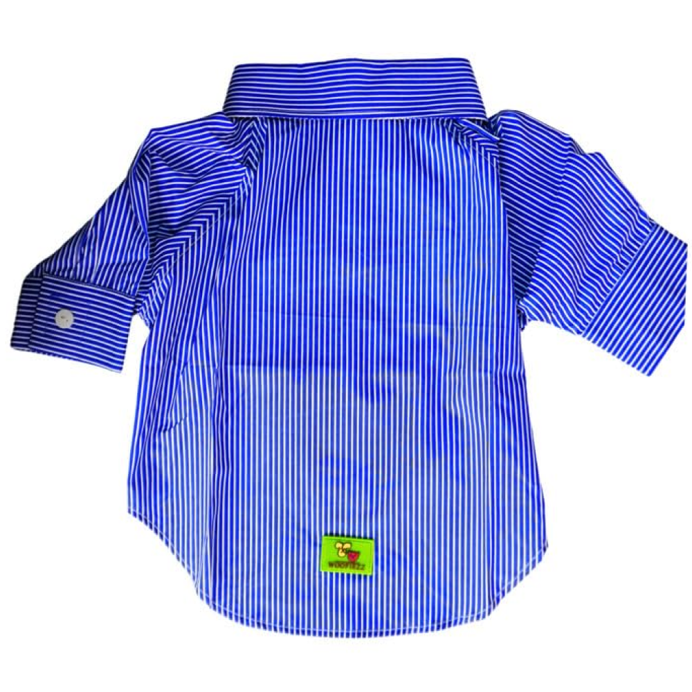 Woofiezz Nautical Party Shirt for Dogs and Cats (Blue)