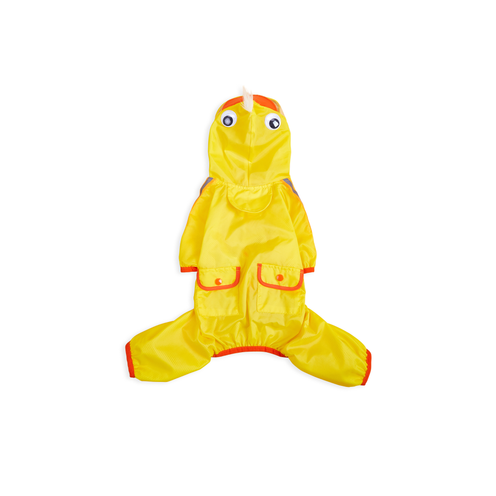 Barkbutler x Fofos Four Leg Duck Raincoat for Dogs (Yellow)