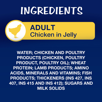 Friskies Surfin Cat Dry Food and Purina Felix Chicken with Jelly Adult Cat Wet Food Combo