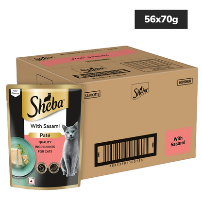Sheba Sasami Pate Rich Premium Adult Fine Cat Wet Food
