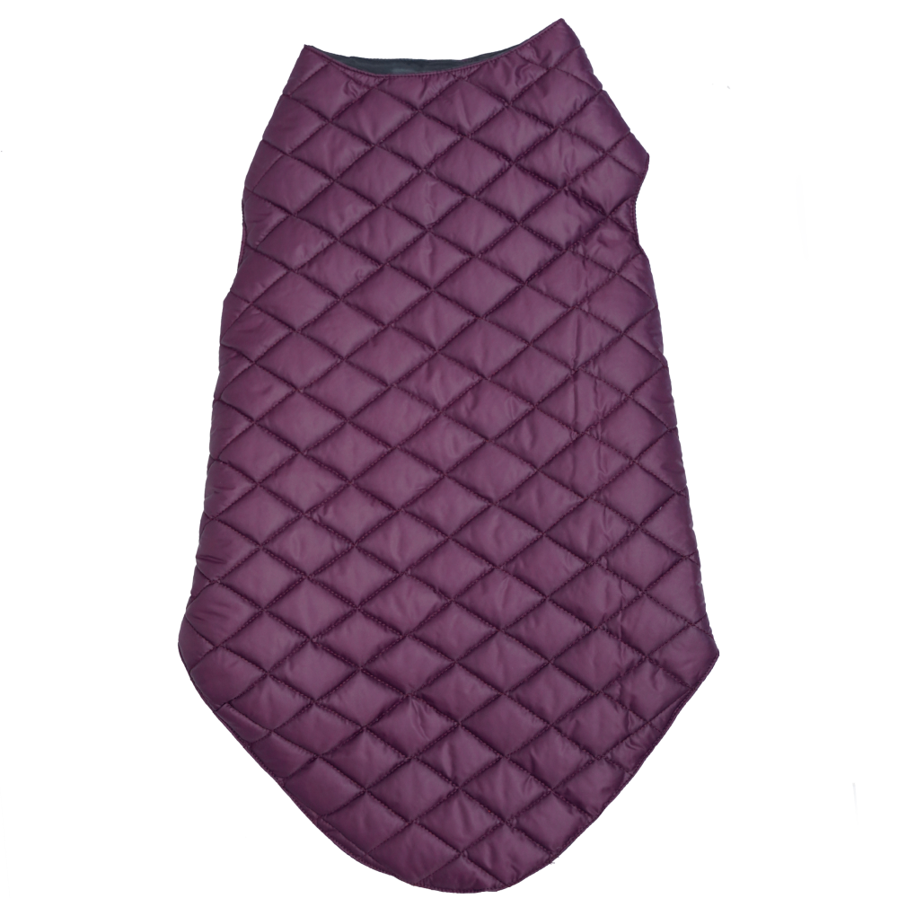 Petsnugs Quilted Puffer Jacket for Dogs and Cats (Wine)