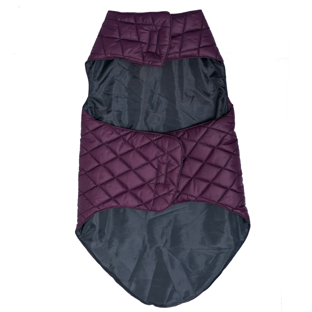 Petsnugs Quilted Puffer Jacket for Dogs and Cats (Wine)