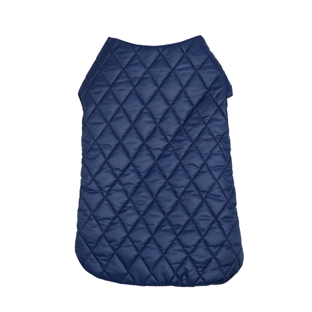 Petsnugs Quilted Puffer Jacket for Dogs and Cats (Blue)
