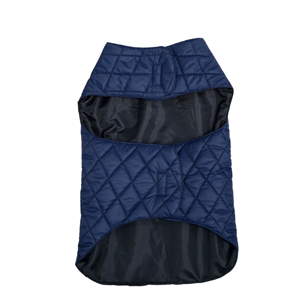 Petsnugs Quilted Puffer Jacket for Dogs and Cats (Blue)