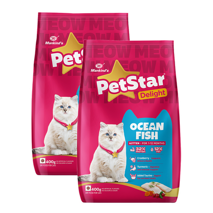 Mankind PetStar Ocean Fish Kitten Cat Dry Food