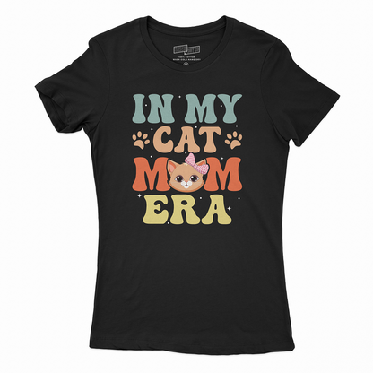 Seek Buy Love In My Cat Mom Era Tshirt (Black)