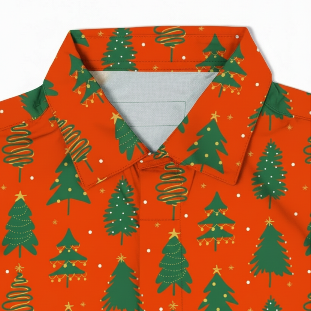 15 Furries Pine Tree Mendous Joy Shirts for Cats (Red)