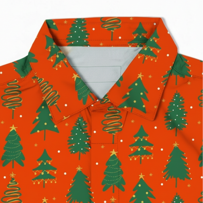 15 Furries Pine Tree Mendous Joy Shirts for Cats (Red)