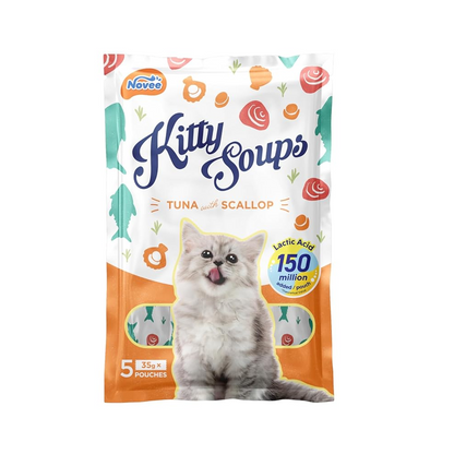 Novee Kitty Tuna with Scallop Soup Cat Treats