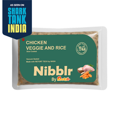 Nibblr By Nootie Wholesome Chicken Veggie & Rice Ready to Eat Meal Dog Wet Food