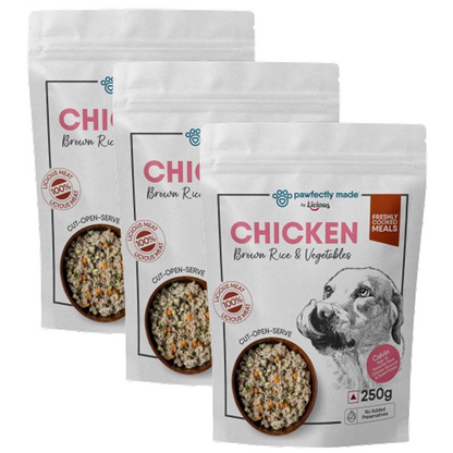 Pawfectly Made By Licious Chicken Brown Rice & Veggies Home Meal for Dogs