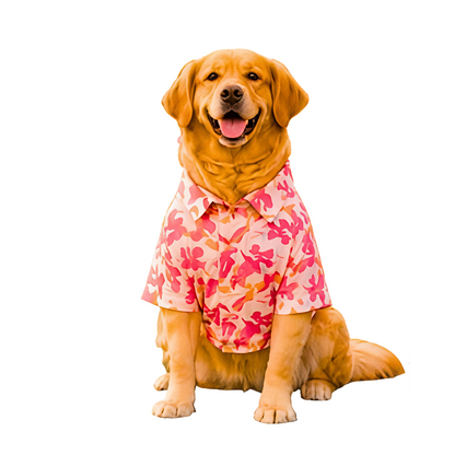 15 Furries Military Camoflage Cotton Shirts for Dogs (Pink)
