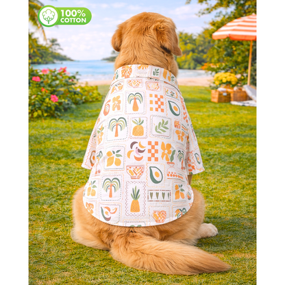 15 Furries Fruits Tropical Printed Cotton Shirts for Dogs