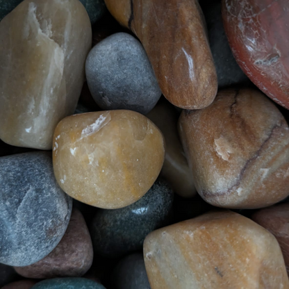 Splashy Fin Mixed Polished Pebbles for Aquarium