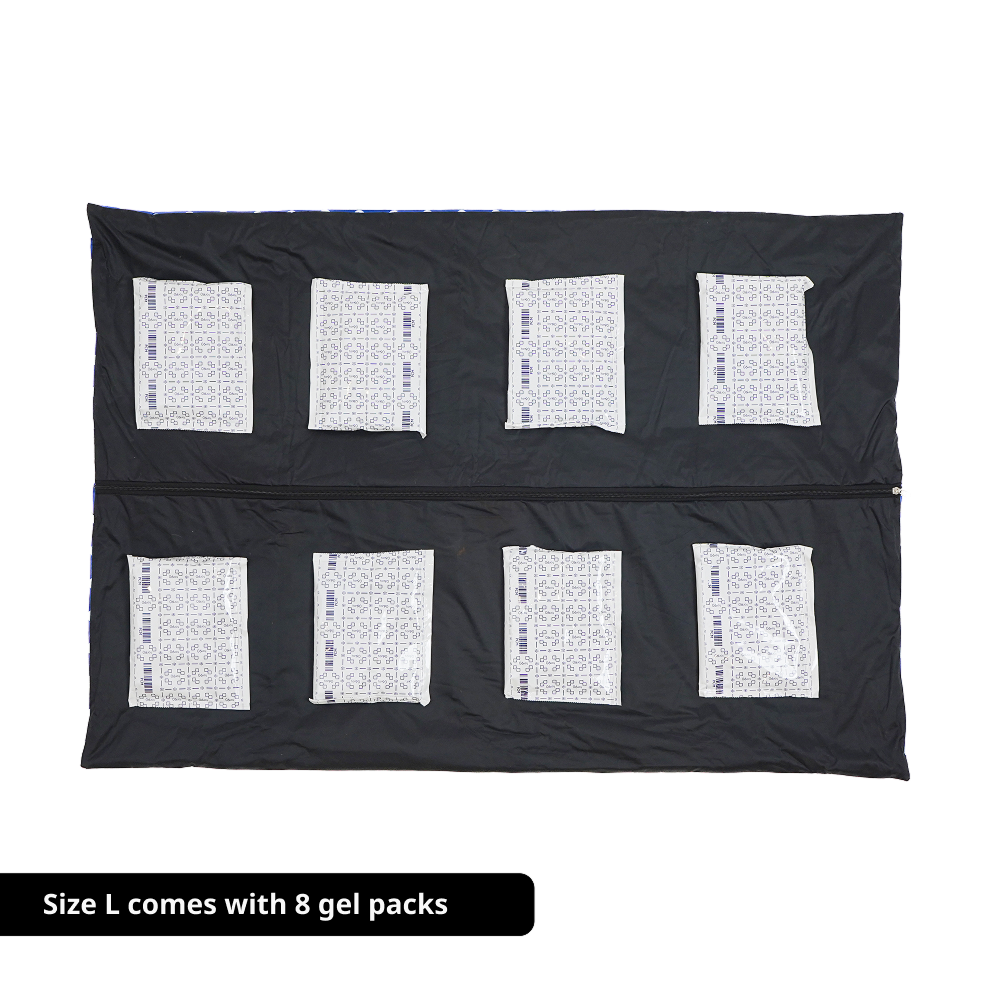 Skatrs Cooling Mat for Dogs & Cats (Blue and White)