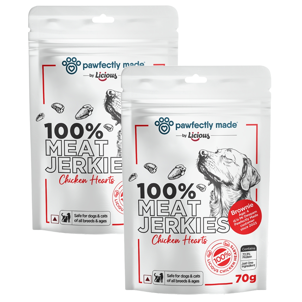 Pawfectly Made By Licious Dehydrated Chicken Heart Jerky Dog Treat