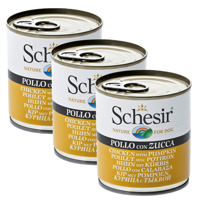 Schesir Chicken & Rice with Pumpkin in Jelly Dog Wet Food