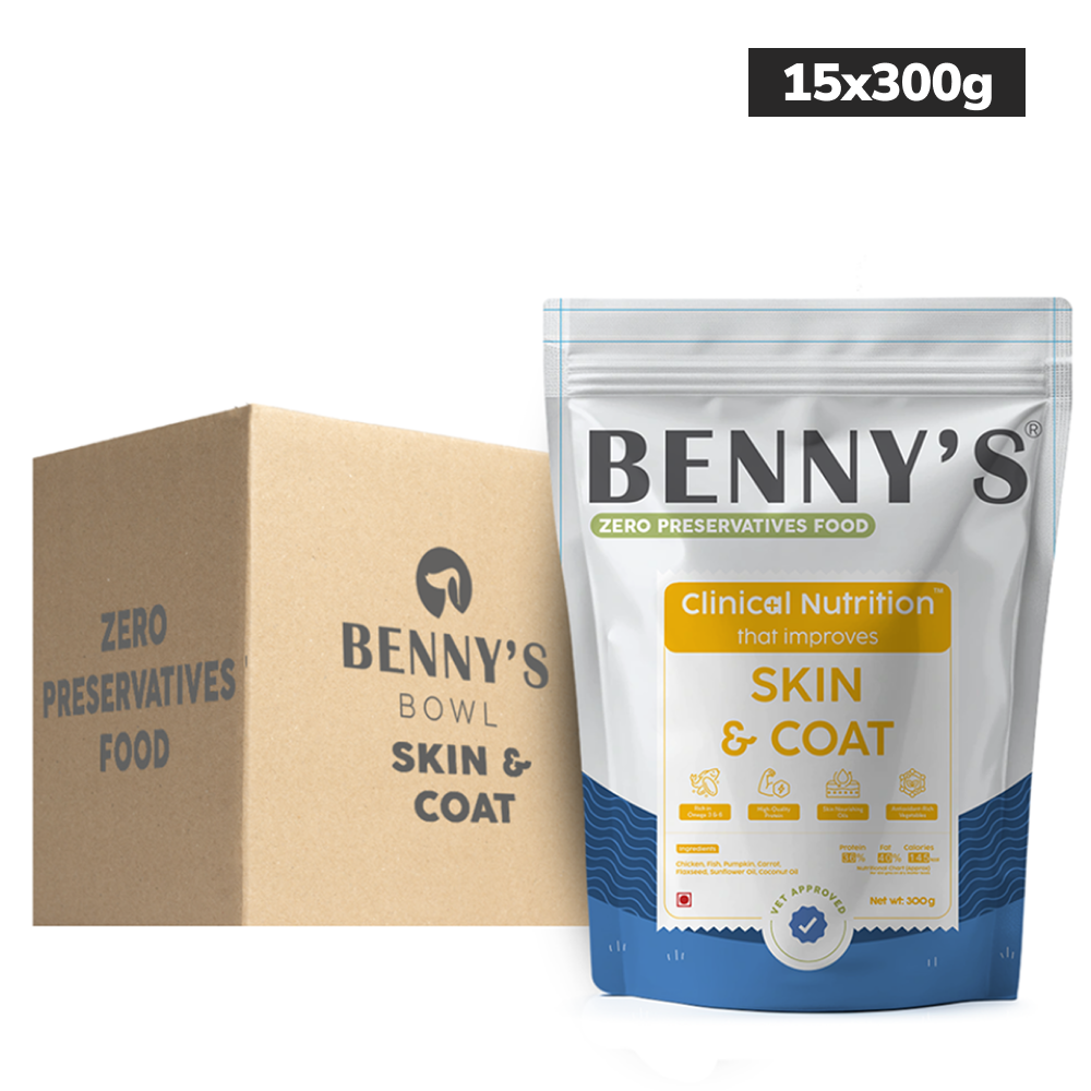 Benny's Bowl Clinical Nutrition for Healthy Skin and Coat Dog Wet Food