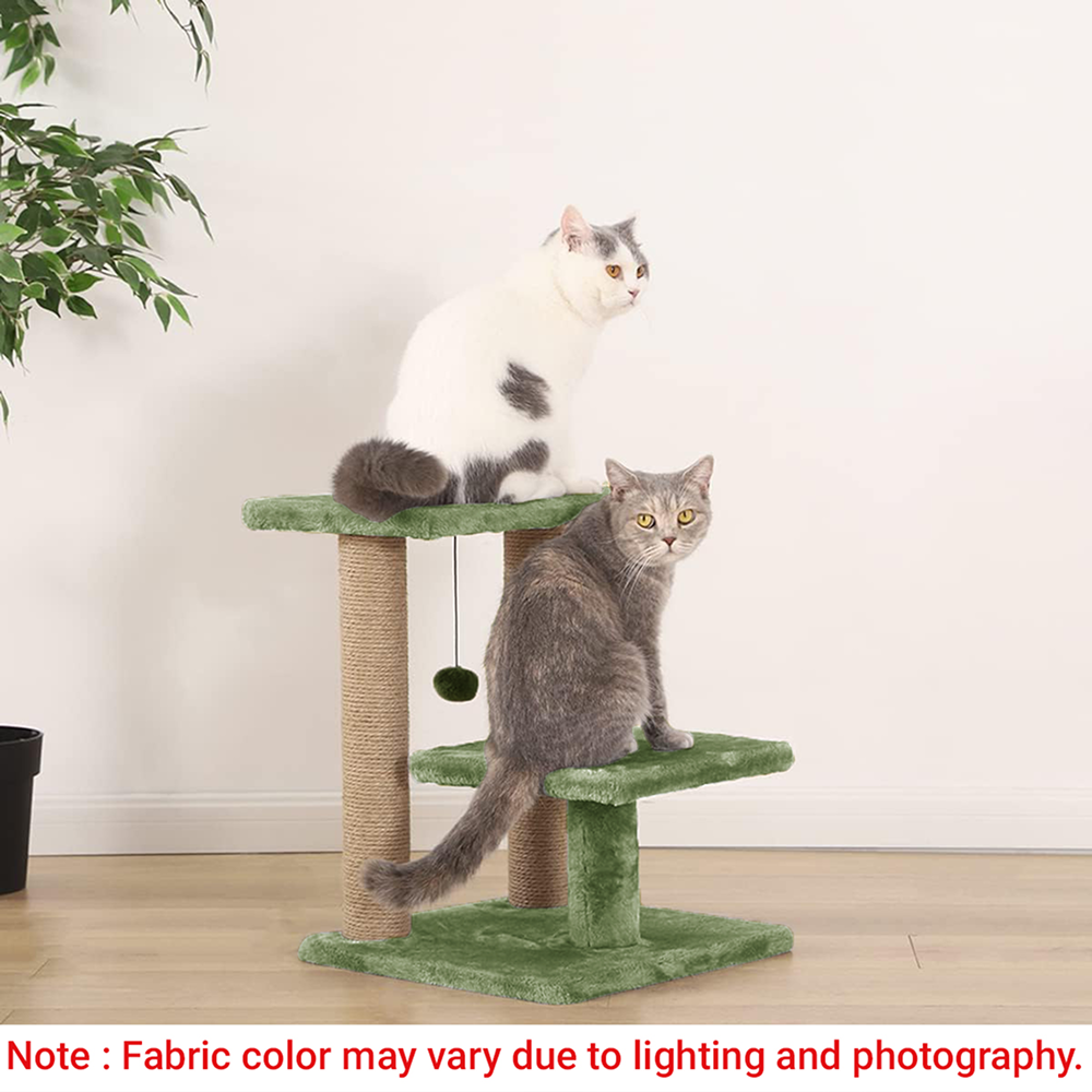 Furrlovers Multiple Level Activity Tower with Scratching Posts for Cats (Green)
