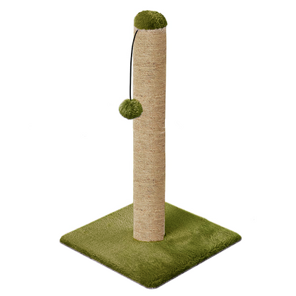 Furrlovers Cat & Kitten Scratching Post Tree with Hammock, Toy & Jute Rope (Green)