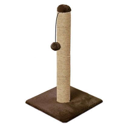 Furrlovers Cat & Kitten Scratching Post Tree with Hammock, Toy & Jute Rope (Brown)